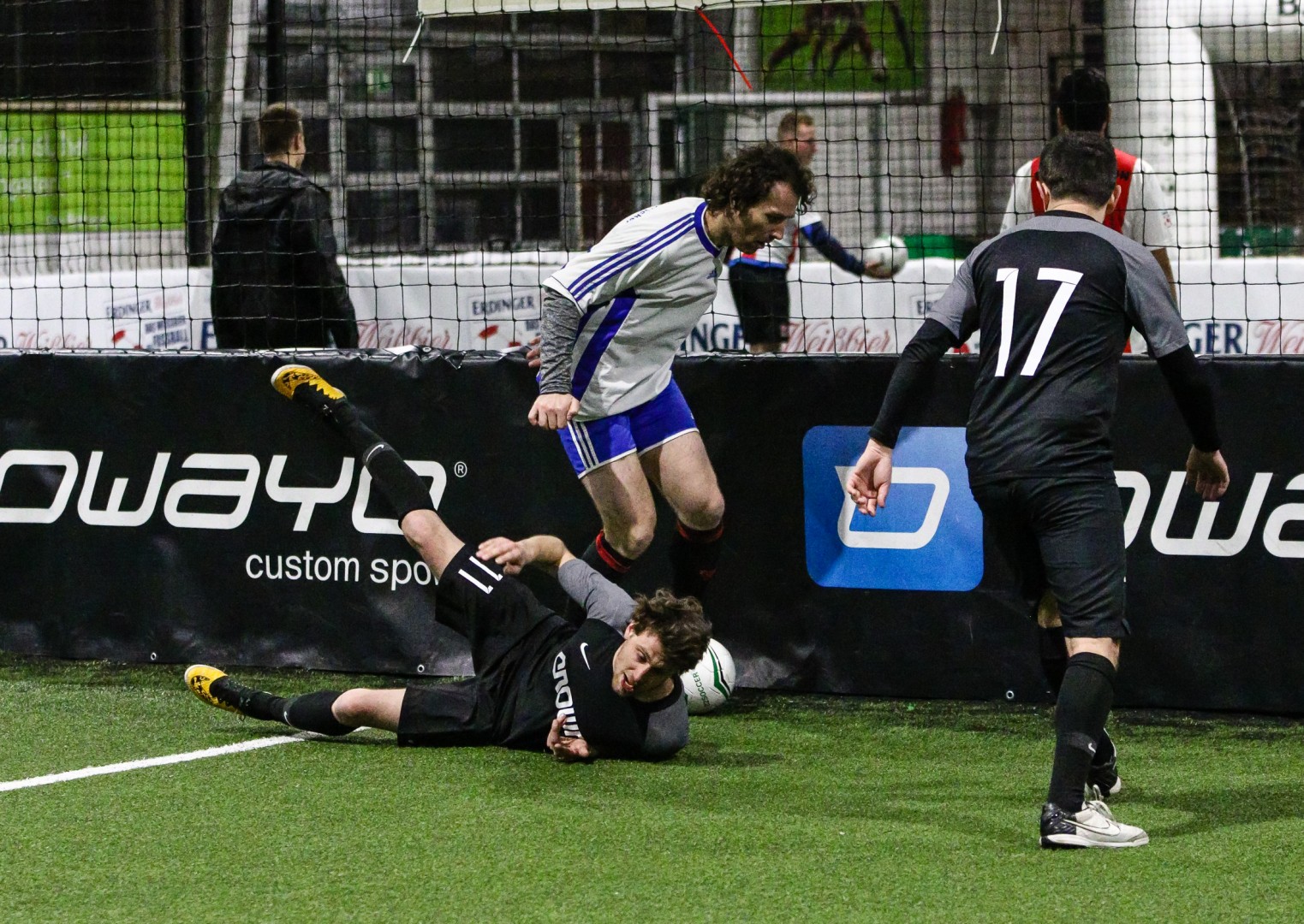 Unterföhring, Deutschland, 26.01.2019:
Fußball, INDOOR B2SOCCER München

Foto: Christian Riedel / fotografie-riedel.net