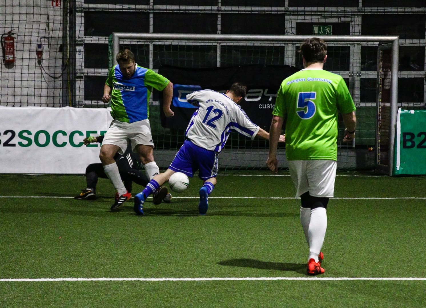 Unterföhring, Deutschland, 26.01.2019:
Fußball, INDOOR B2SOCCER München

Foto: Christian Riedel / fotografie-riedel.net