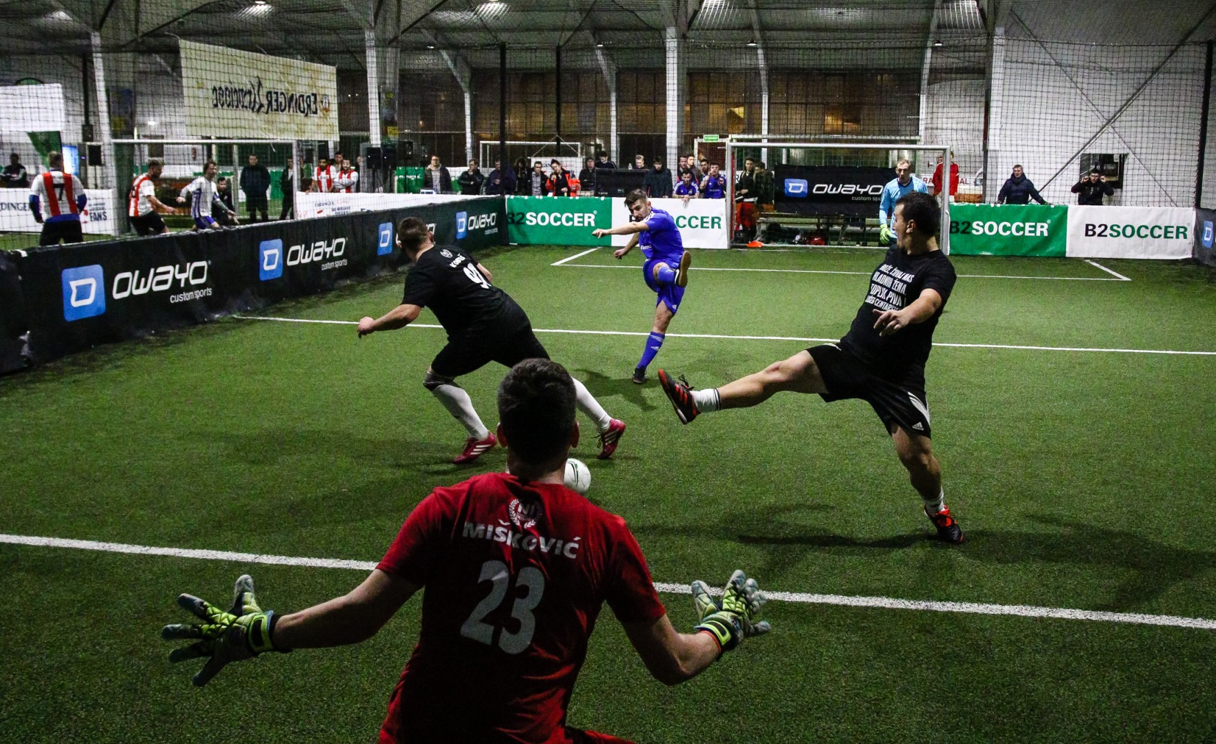 Unterföhring, Deutschland, 26.01.2019:
Fußball, INDOOR B2SOCCER München

Foto: Christian Riedel / fotografie-riedel.net