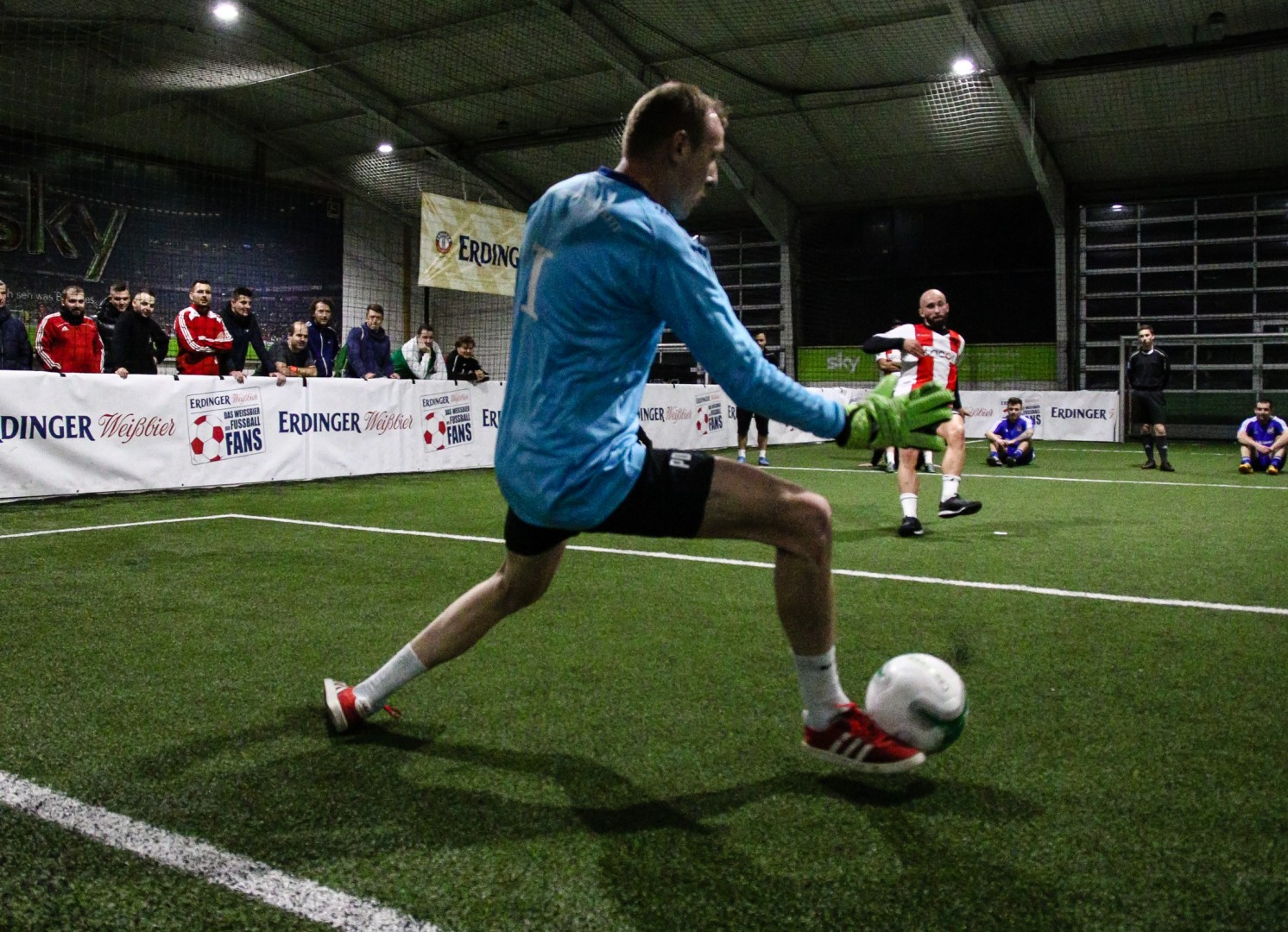 Unterföhring, Deutschland, 26.01.2019:
Fußball, INDOOR B2SOCCER München

Foto: Christian Riedel / fotografie-riedel.net