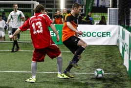 Unterföhring, Deutschland, 26.01.2019:
Fußball, INDOOR B2SOCCER München

Foto: Christian Riedel / fotografie-riedel.net