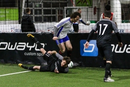 Unterföhring, Deutschland, 26.01.2019:
Fußball, INDOOR B2SOCCER München

Foto: Christian Riedel / fotografie-riedel.net