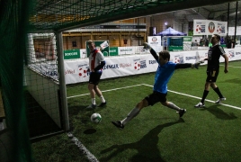 Unterföhring, Deutschland, 26.01.2019:
Fußball, INDOOR B2SOCCER München

Foto: Christian Riedel / fotografie-riedel.net