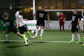 Unterföhring, Deutschland, 26.01.2019:
Fußball, INDOOR B2SOCCER München

Foto: Christian Riedel / fotografie-riedel.net