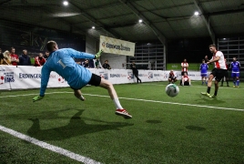 Unterföhring, Deutschland, 26.01.2019:
Fußball, INDOOR B2SOCCER München

Foto: Christian Riedel / fotografie-riedel.net