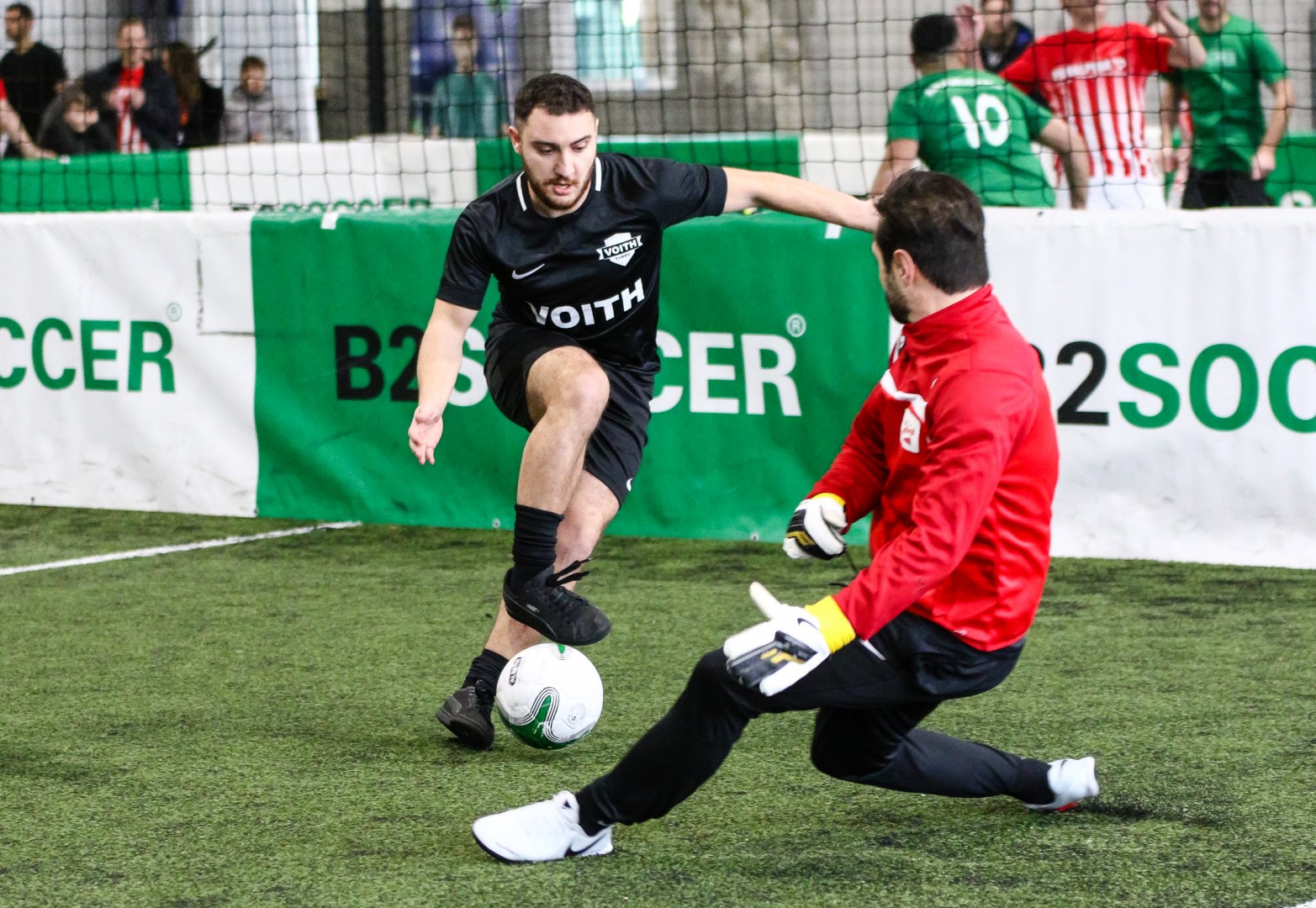 Unterföhring, Deutschland, 26.01.2019:Fußball, INDOOR B2SOCCER MünchenFoto: Christian Riedel / fotografie-riedel.net