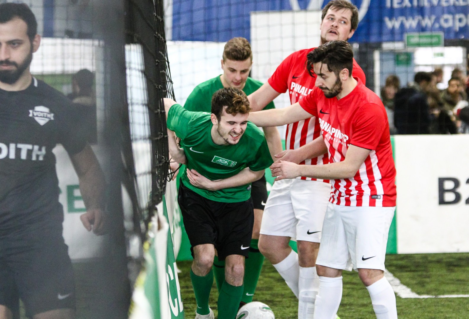 Unterföhring, Deutschland, 26.01.2019:Fußball, INDOOR B2SOCCER MünchenFoto: Christian Riedel / fotografie-riedel.net