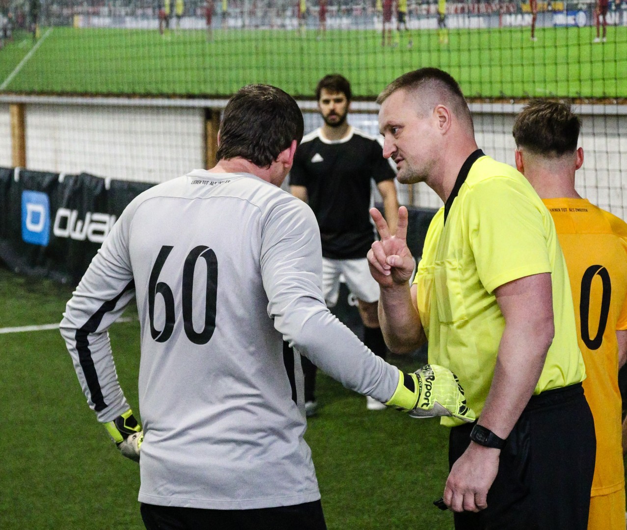 Unterföhring, Deutschland, 26.01.2019:Fußball, INDOOR B2SOCCER MünchenFoto: Christian Riedel / fotografie-riedel.net
