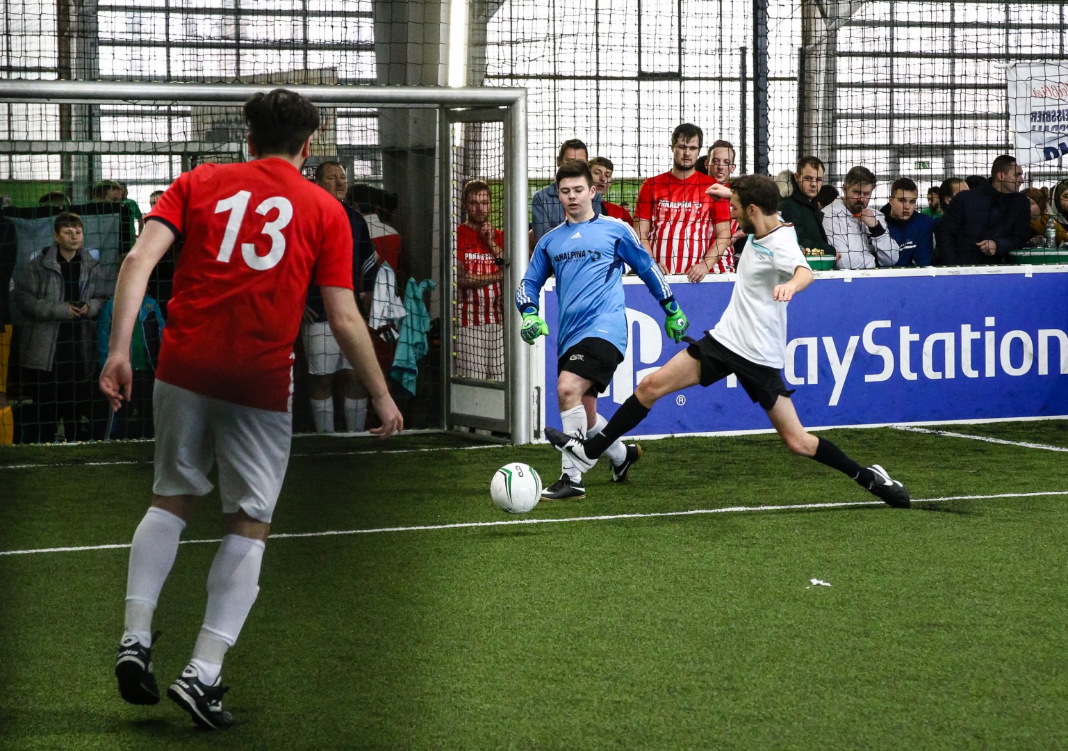 Unterföhring, Deutschland, 26.01.2019:
Fußball, INDOOR B2SOCCER München

Foto: Christian Riedel / fotografie-riedel.net
