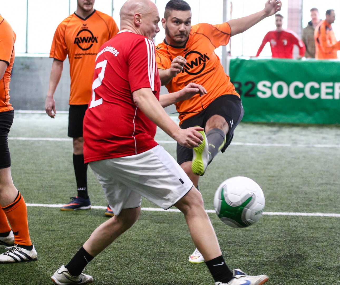Unterföhring, Deutschland, 26.01.2019:
Fußball, INDOOR B2SOCCER München

Foto: Christian Riedel / fotografie-riedel.net