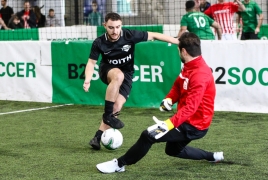 Unterföhring, Deutschland, 26.01.2019:Fußball, INDOOR B2SOCCER MünchenFoto: Christian Riedel / fotografie-riedel.net