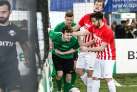 Unterföhring, Deutschland, 26.01.2019:Fußball, INDOOR B2SOCCER MünchenFoto: Christian Riedel / fotografie-riedel.net