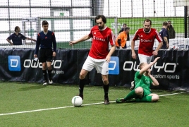 Unterföhring, Deutschland, 26.01.2019:Fußball, INDOOR B2SOCCER MünchenFoto: Christian Riedel / fotografie-riedel.net