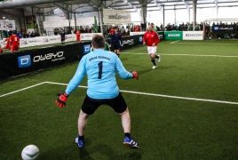 Unterföhring, Deutschland, 26.01.2019:Fußball, INDOOR B2SOCCER MünchenFoto: Christian Riedel / fotografie-riedel.net