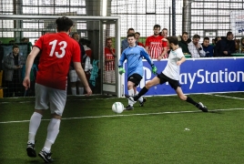 Unterföhring, Deutschland, 26.01.2019:
Fußball, INDOOR B2SOCCER München

Foto: Christian Riedel / fotografie-riedel.net