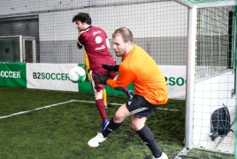 Unterföhring, Deutschland, 26.01.2019:
Fußball, INDOOR B2SOCCER München

Foto: Christian Riedel / fotografie-riedel.net