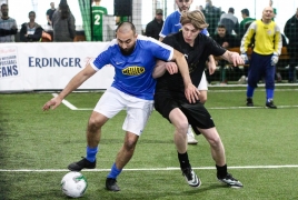 Unterföhring, Deutschland, 26.01.2019:
Fußball, INDOOR B2SOCCER München

Foto: Christian Riedel / fotografie-riedel.net