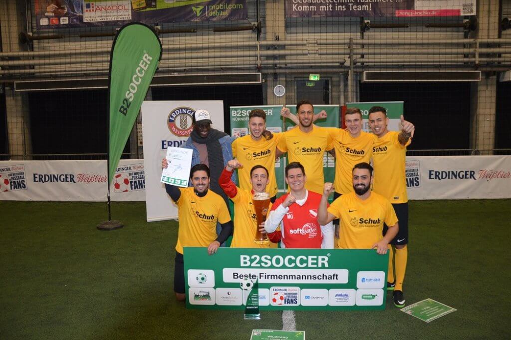 Schub Global Logistik GmbH siegt beim INDOOR B2OCCER Nürnberg