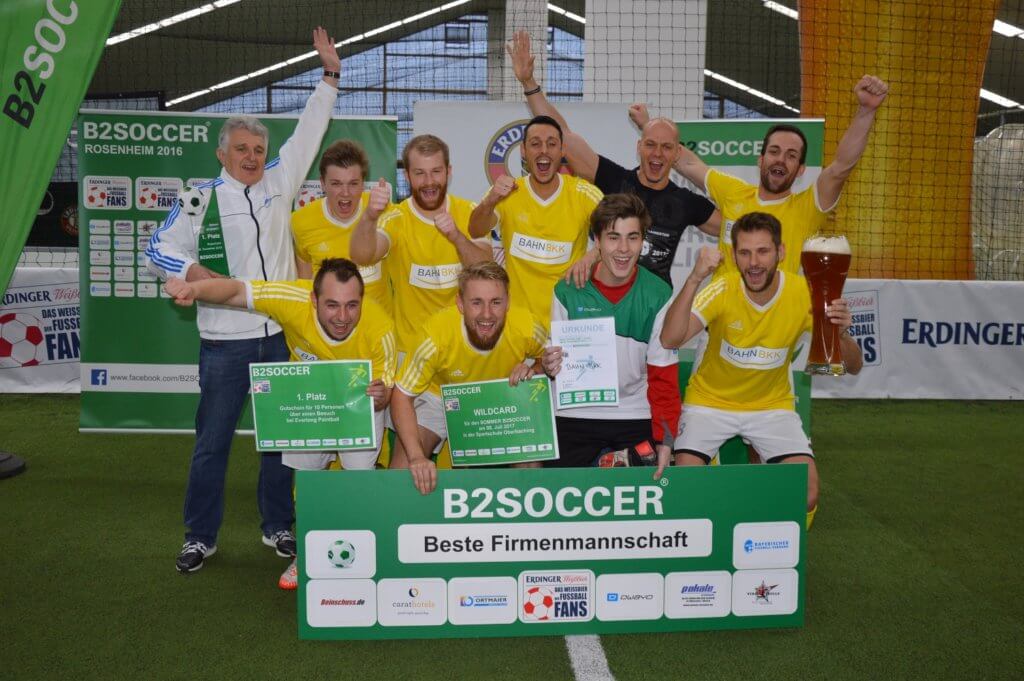 BAHN-BKK verteidigt Titel beim INDOOR B2SOCCER Rosenheim